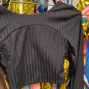 Lululemon Ribbed Cropped Wrap-Back Long Sleeve